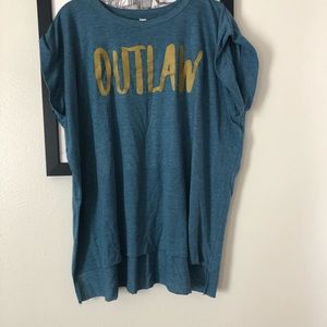 Outlaw Cuffed Tee XL